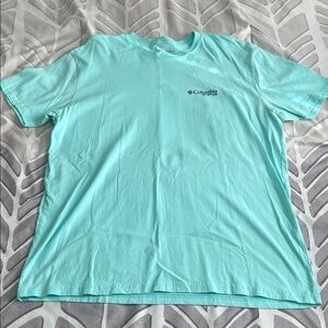 Columbia Men's Light Blue Short Sleeve Tee